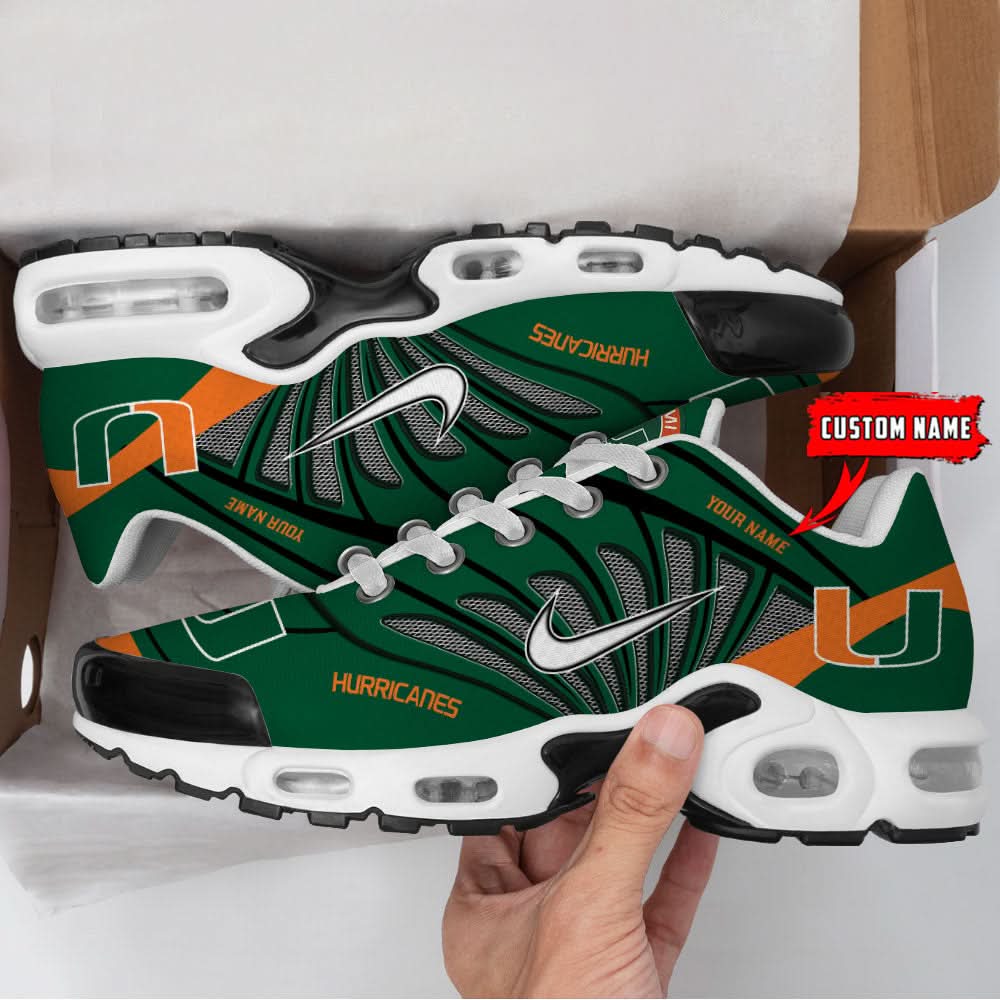 Miami Hurricanes NCAA Air Max Plus Shoes - Limited
