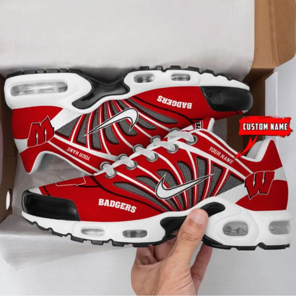 Wisconsin Badgers NCAA Air Max Plus Shoes - Limited