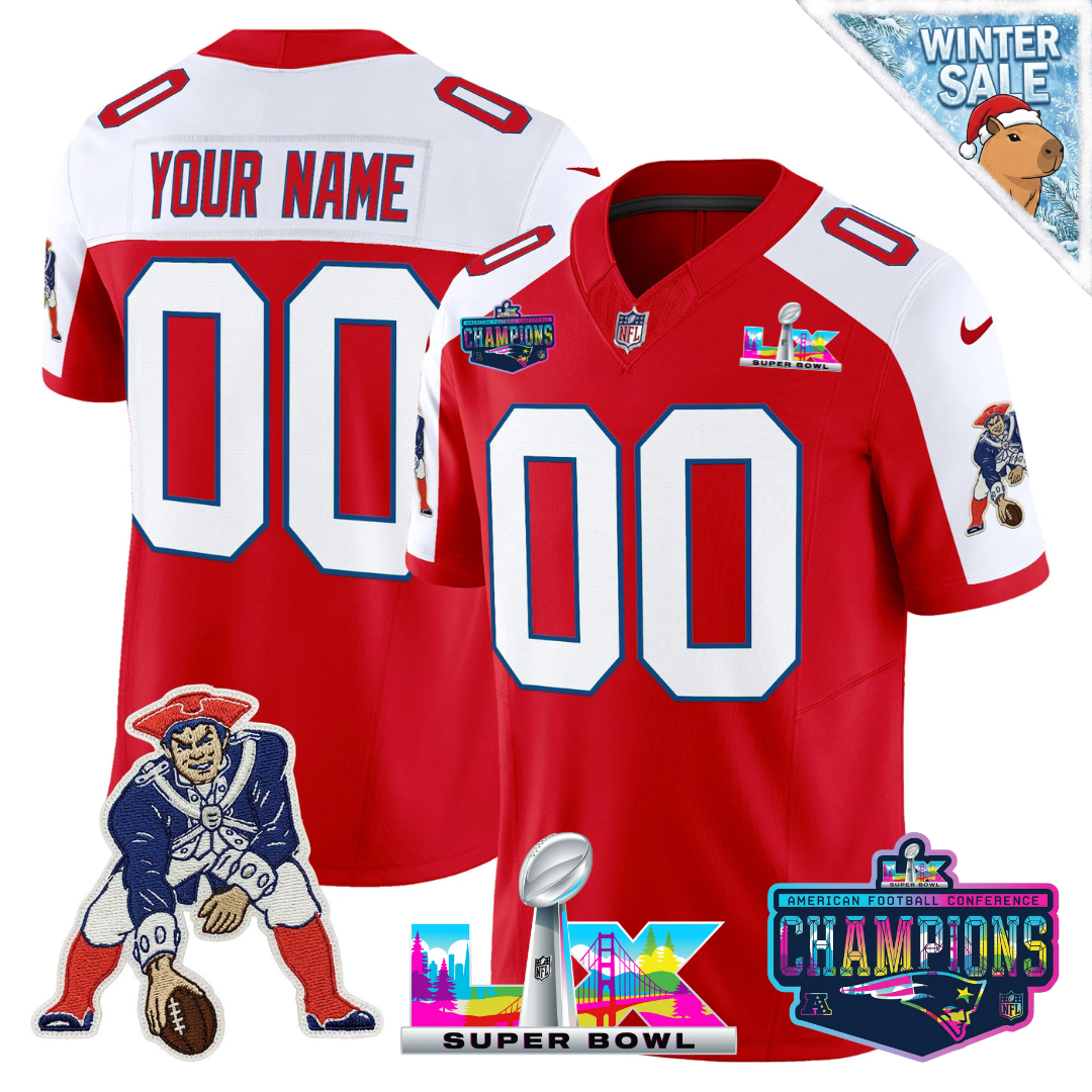 Custom NE 2025 Vapor Jersey - AFC Champions Limited Patch