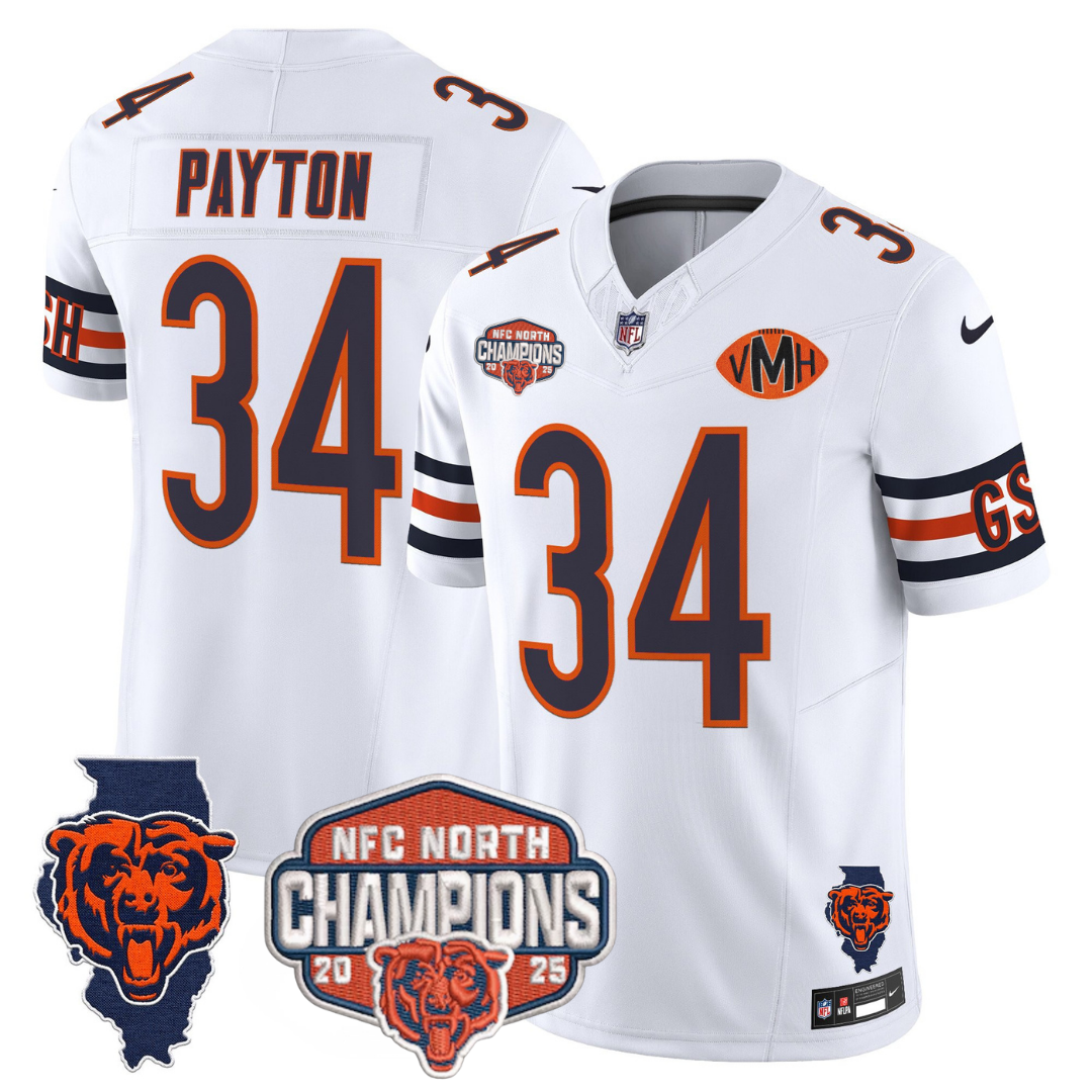CHI 2025 NFC North Champions Patch Jersey V2