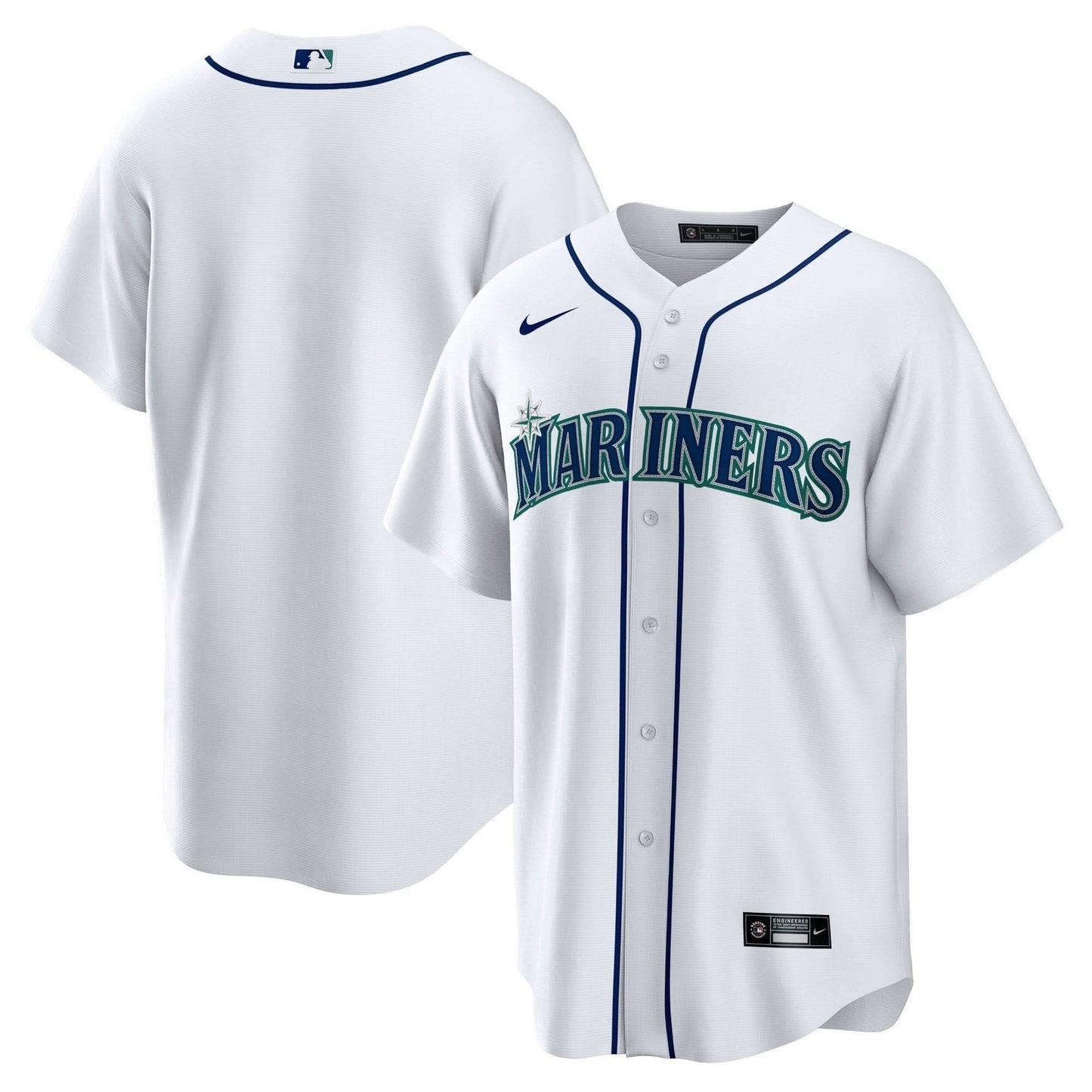 SM Cool Base Jersey - White - All Stitched