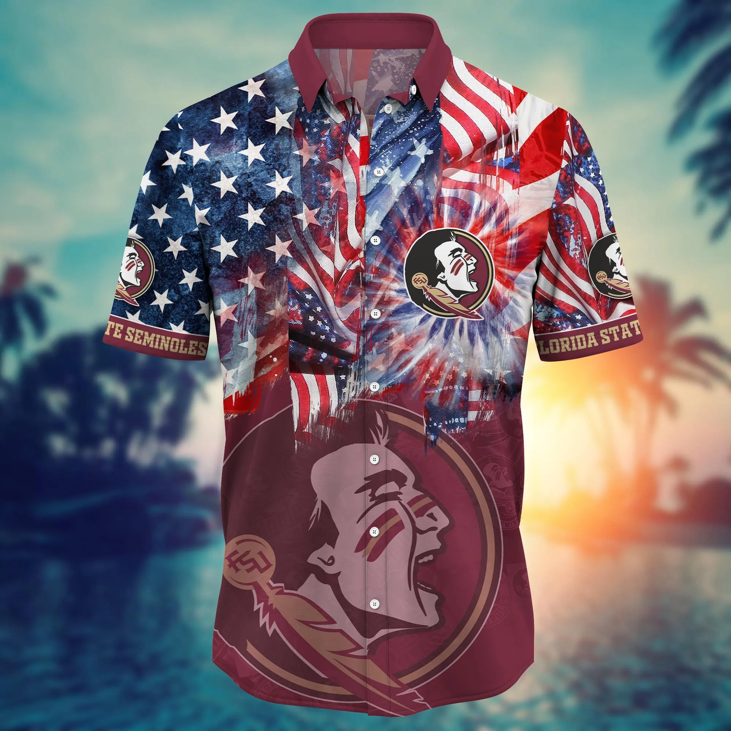 Florida State Seminoles - Hawaii Shirt For Fans, Summer Football Shirts VT-HW001