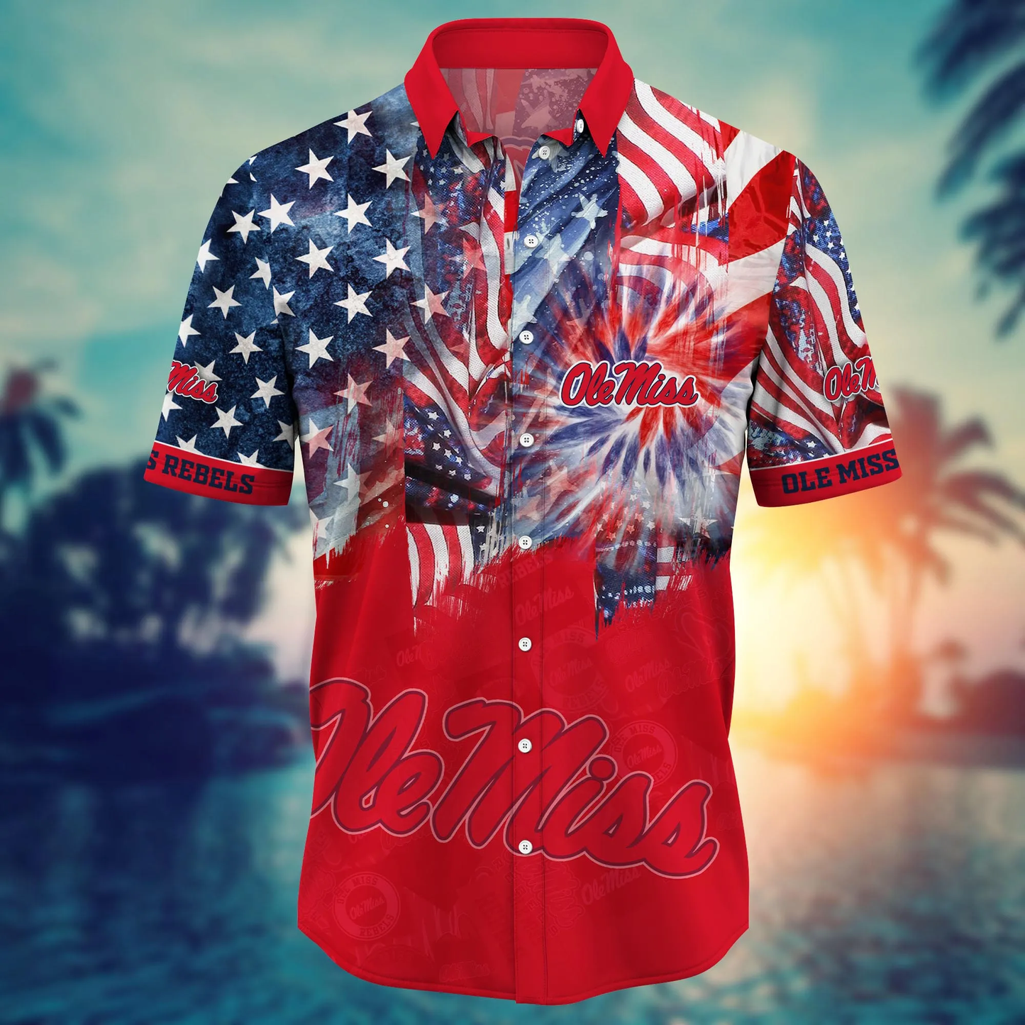 Ole Miss Rebels - Hawaii Shirt For Fans, Summer Football Shirts VT-HW001