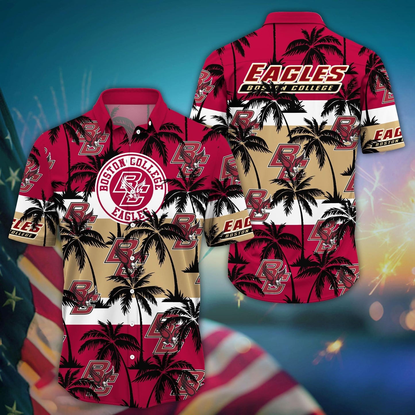 Boston College Eagles - Aloha Shirt Trending Summer - Gift For Fan