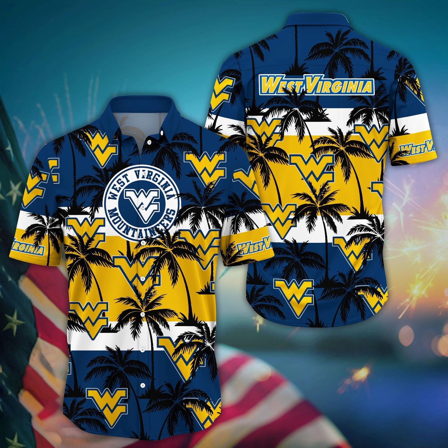 West Virginia Mountaineers - Aloha Shirt Trending Summer - Gift For Fan
