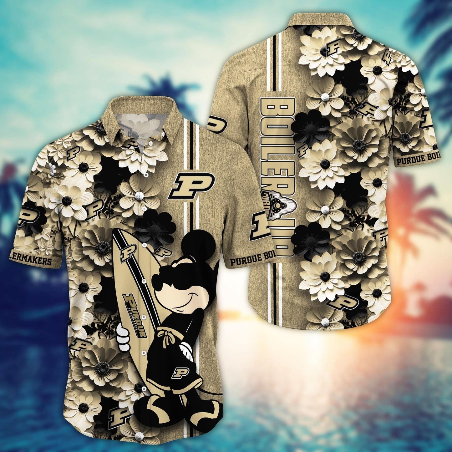 Purdue Boilermakers - Hawaiian Shirt Trending Summer - Gift For Fan