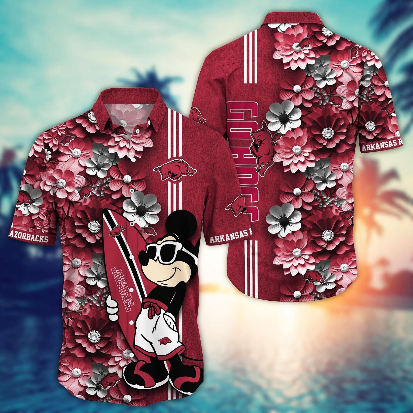 Arkansas Razorbacks - Hawaiian Shirt Trending Summer - Gift For Fan