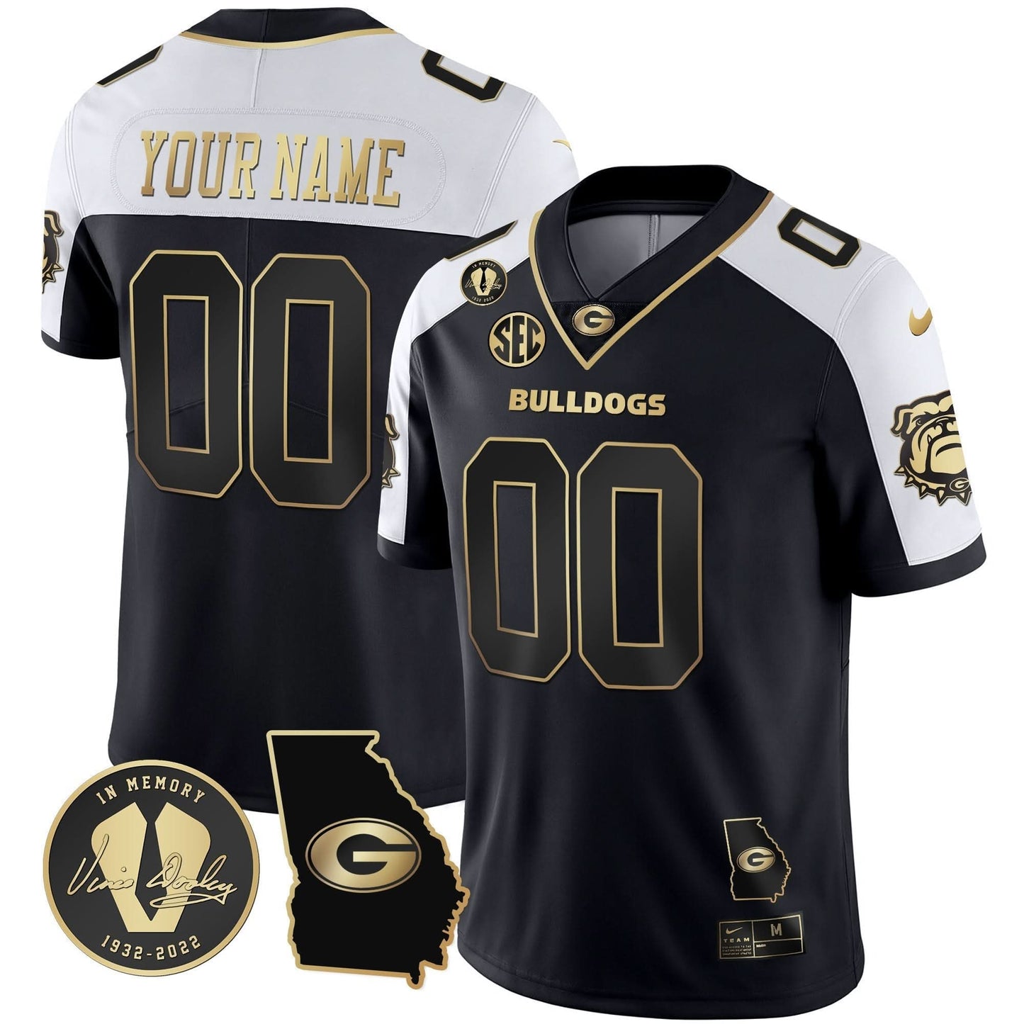 GB 2023 Vapor Custom Jersey - Georgia Map - All Stitched