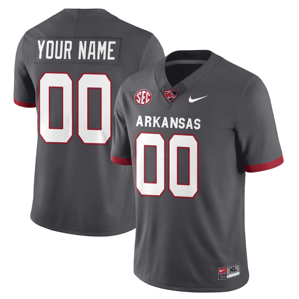 Arkansas Razorback Football 2023 Custom Jersey - All Stitched