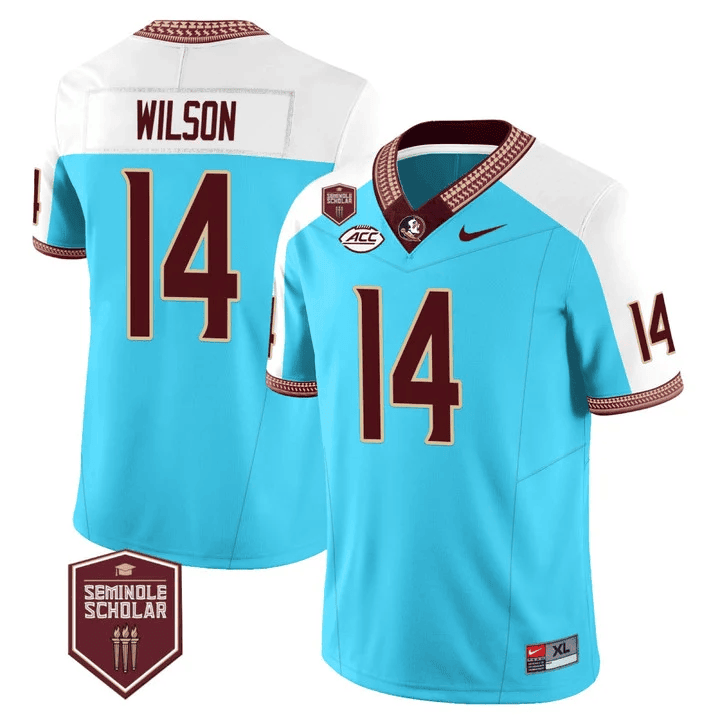 FSS Seminole Heritage Scholar Patch Vapor Limited Jersey- All Stitched