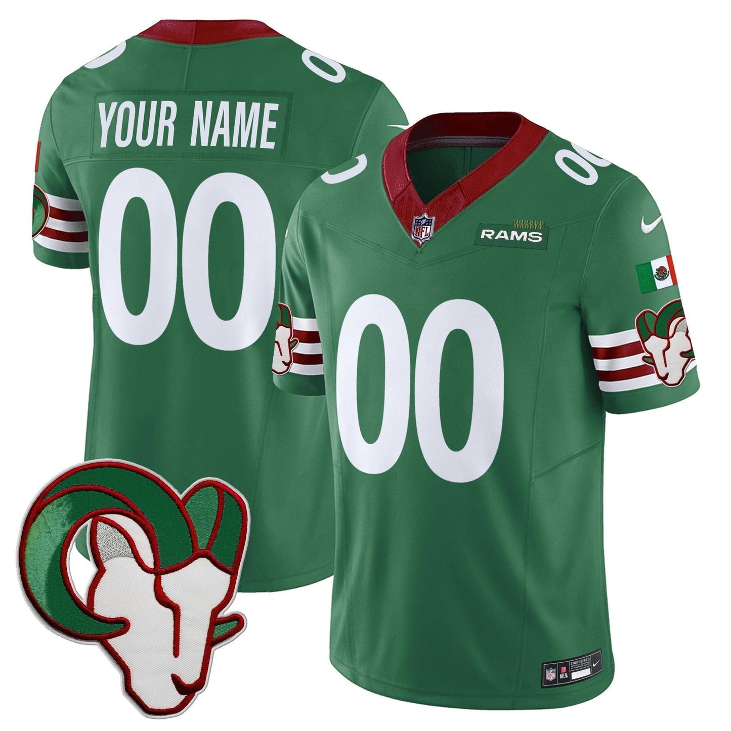LAR Mexico Vapor Limited Custom Jersey