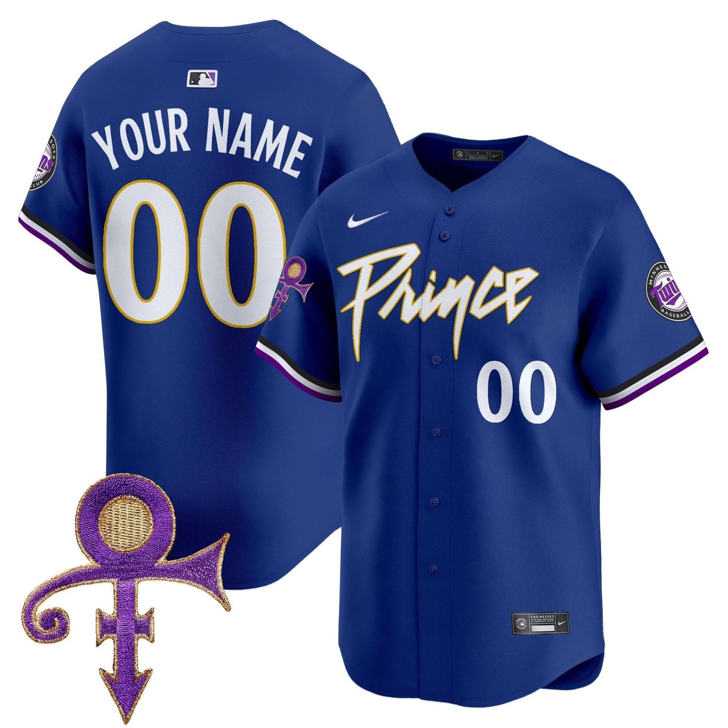 MT Prince Patch Vapor Premier Limited Custom Jersey - All Stitched
