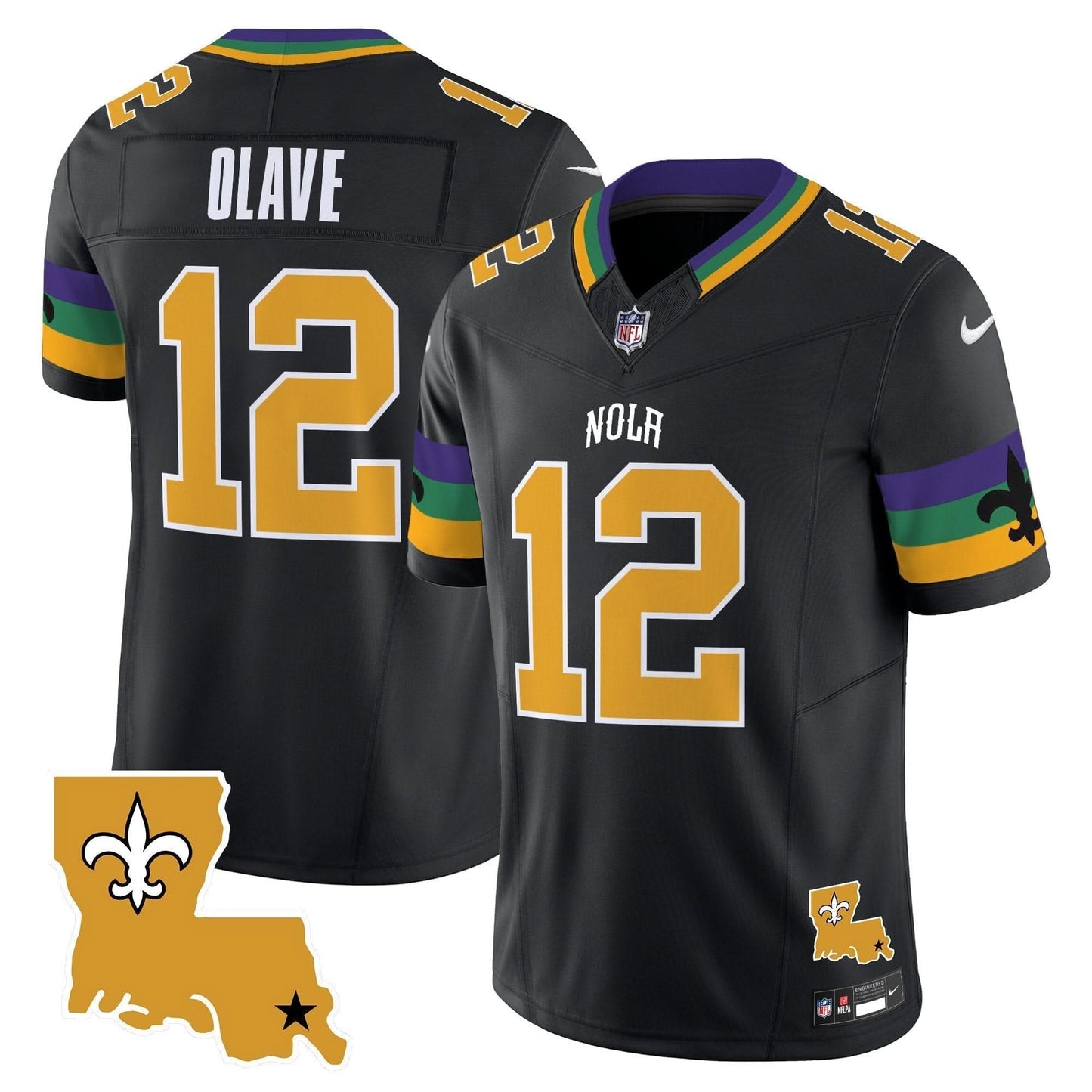Saints 2024 New Orleans City Vapor Limited Jersey - All Stitched