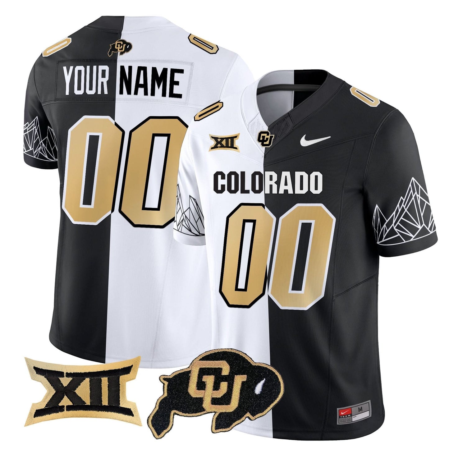 CB Vapor Limited Custom Jersey V3 - Big 12 XII Patch - All Stitched