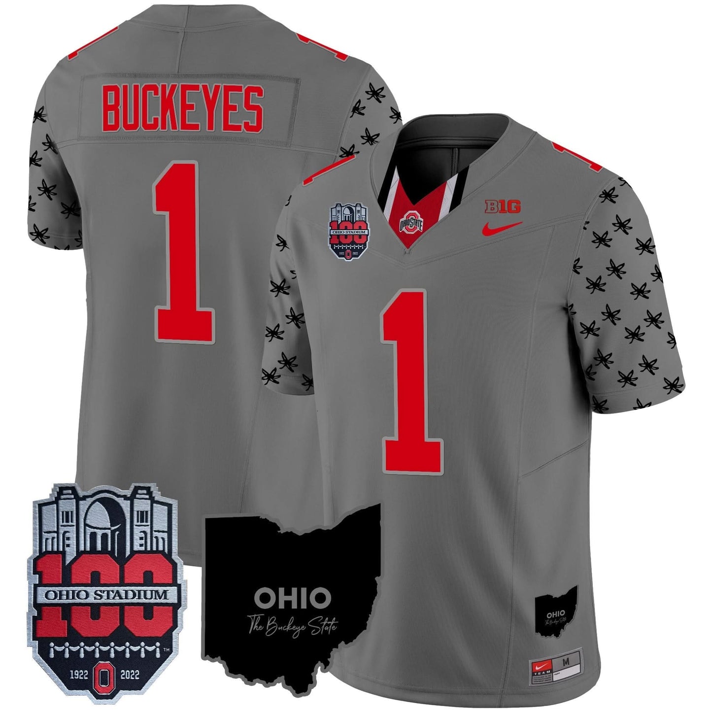 OSB 100th Anniversary Patch Vapor Limited Jersey - All Stitched