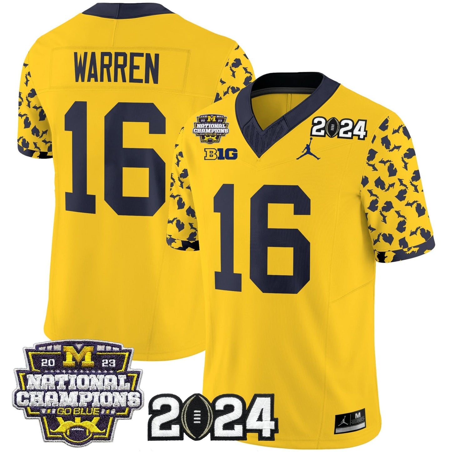 MW 2024 Michigan State Style Vapor Limited Jersey - All Stitched