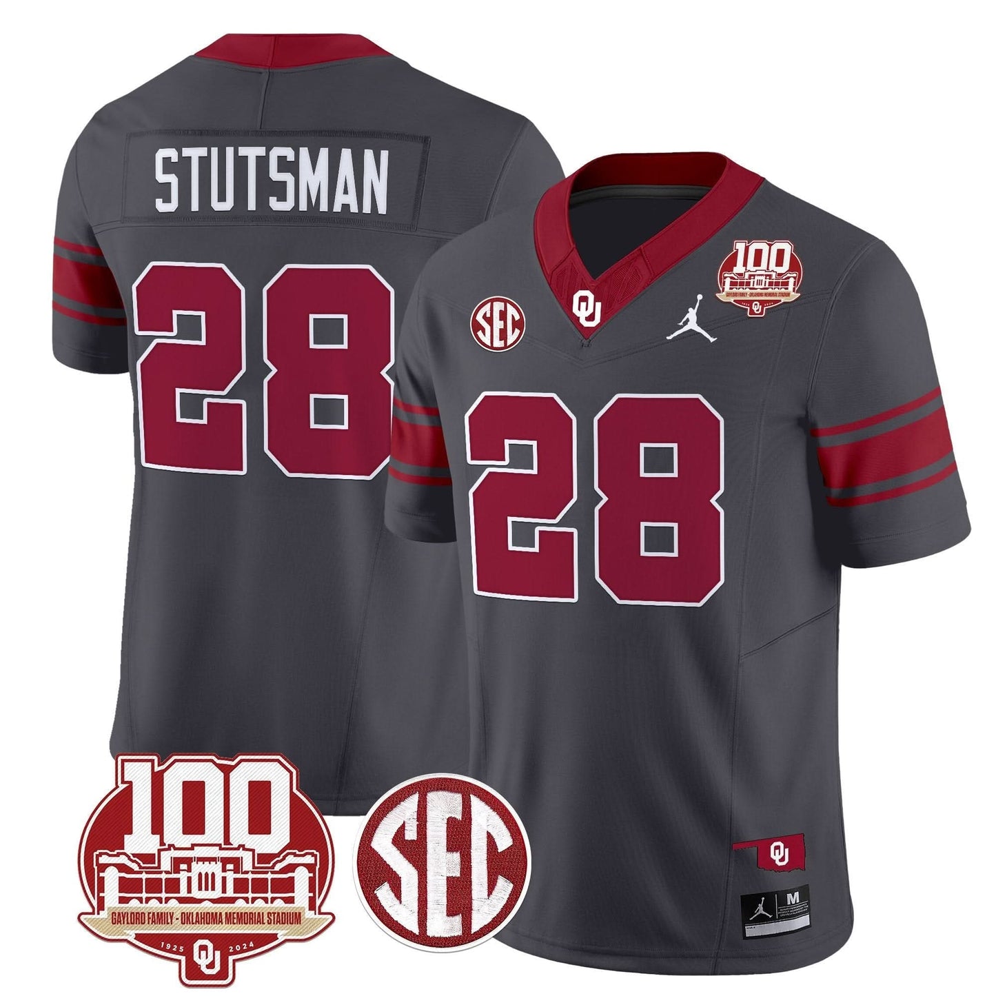 OS 100th Anniversary Patch Vapor Limited Jersey - All Stitched