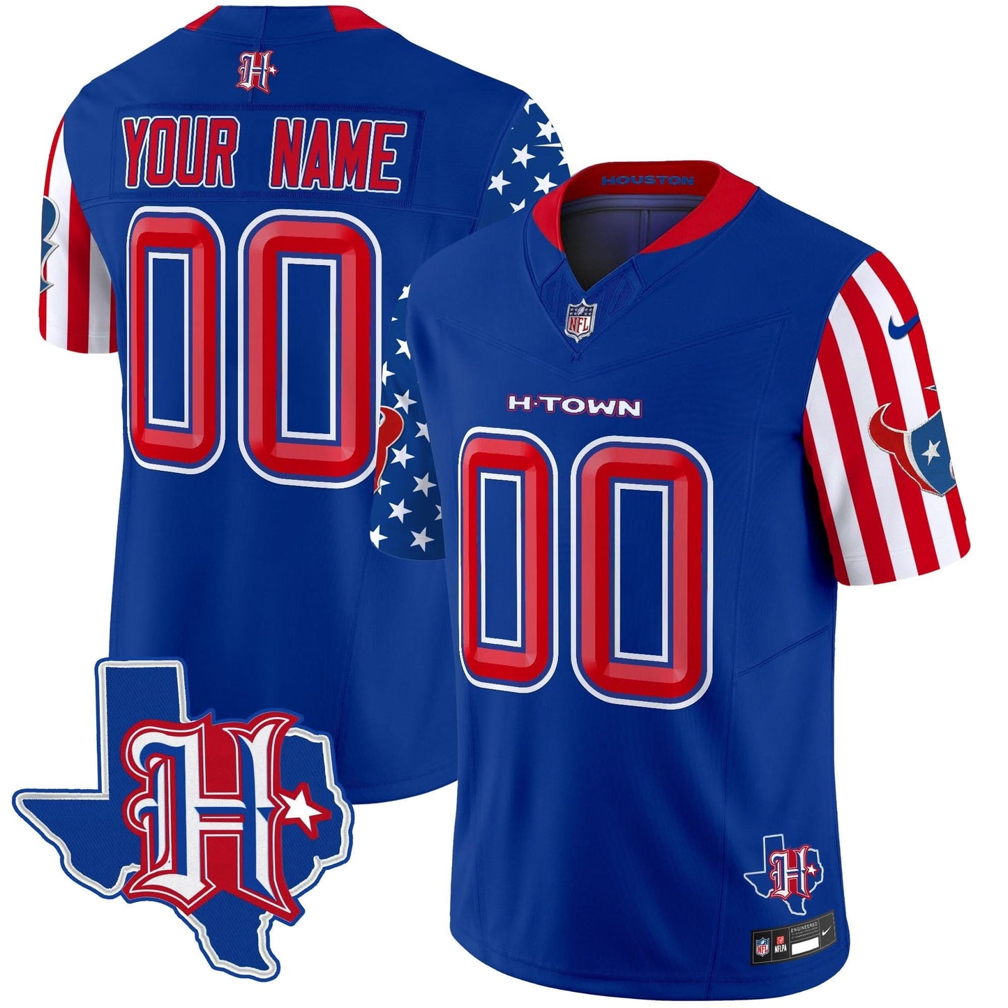 HT American Style Vapor Limited Custom Jersey - All Stitched