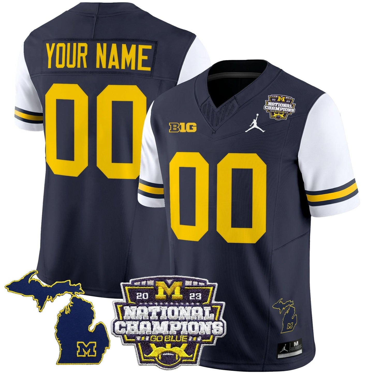 MW 2023 National Champions Patch Vapor Jersey V6 - All Stitched