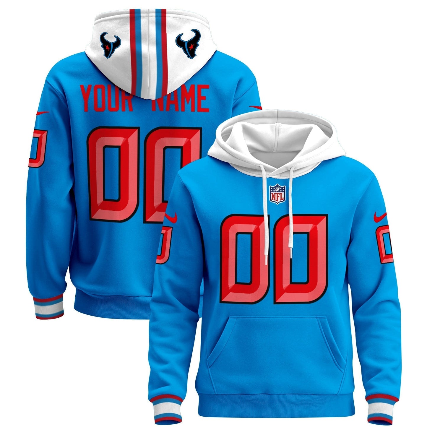 Houston Texans 2024 Pullover Custom Hoodie