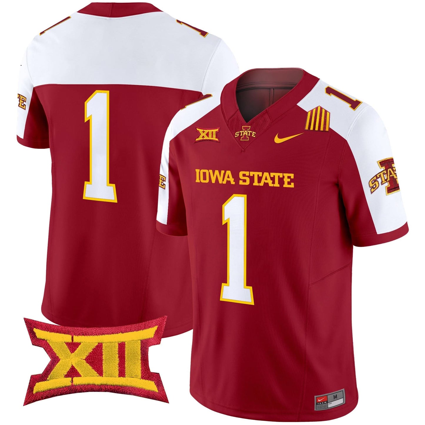 Men's Iowa State Cyclones 2025 Vapor Limited Jersey - All Stitched