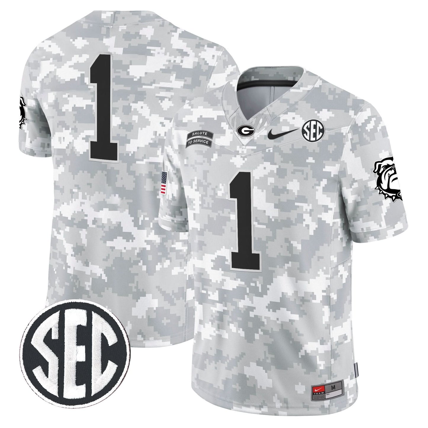 GB 2024 Salute to Service Vapor Limited Jersey - Arctic Camo - All Stitched