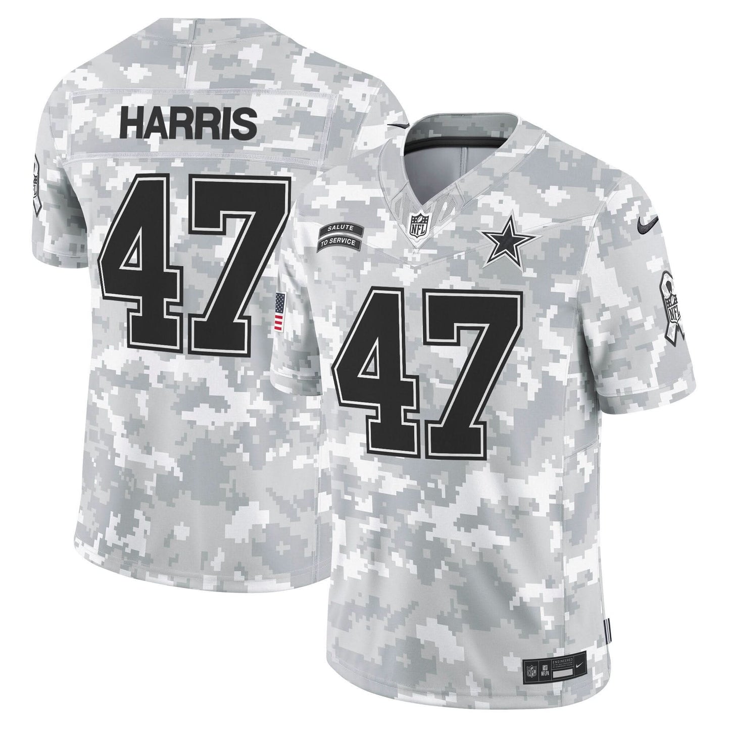 DC 2024 Salute to Service Vapor Limited Jersey - All stitched