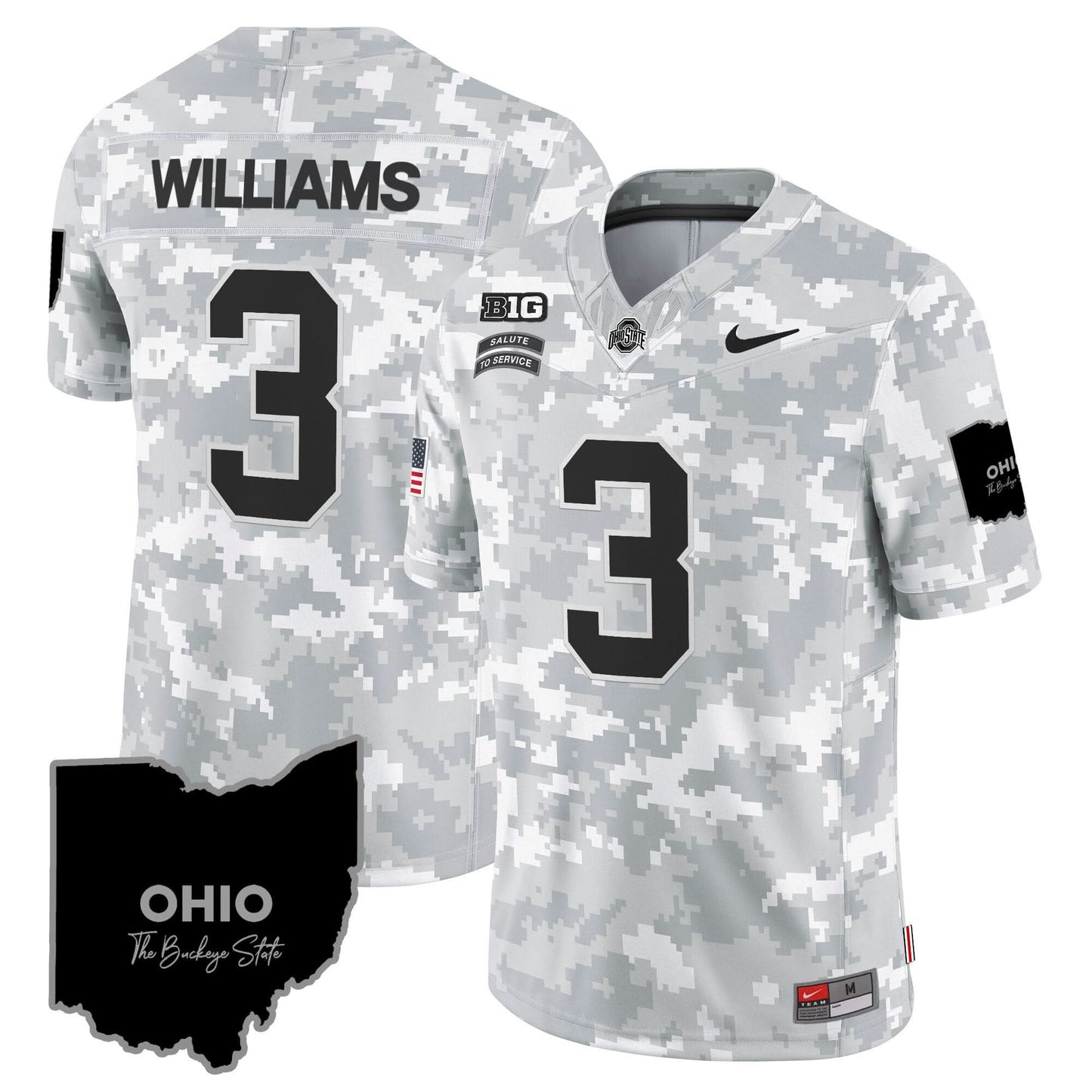OSB 2024 Salute to Service Vapor Limited Jersey - All Stitched