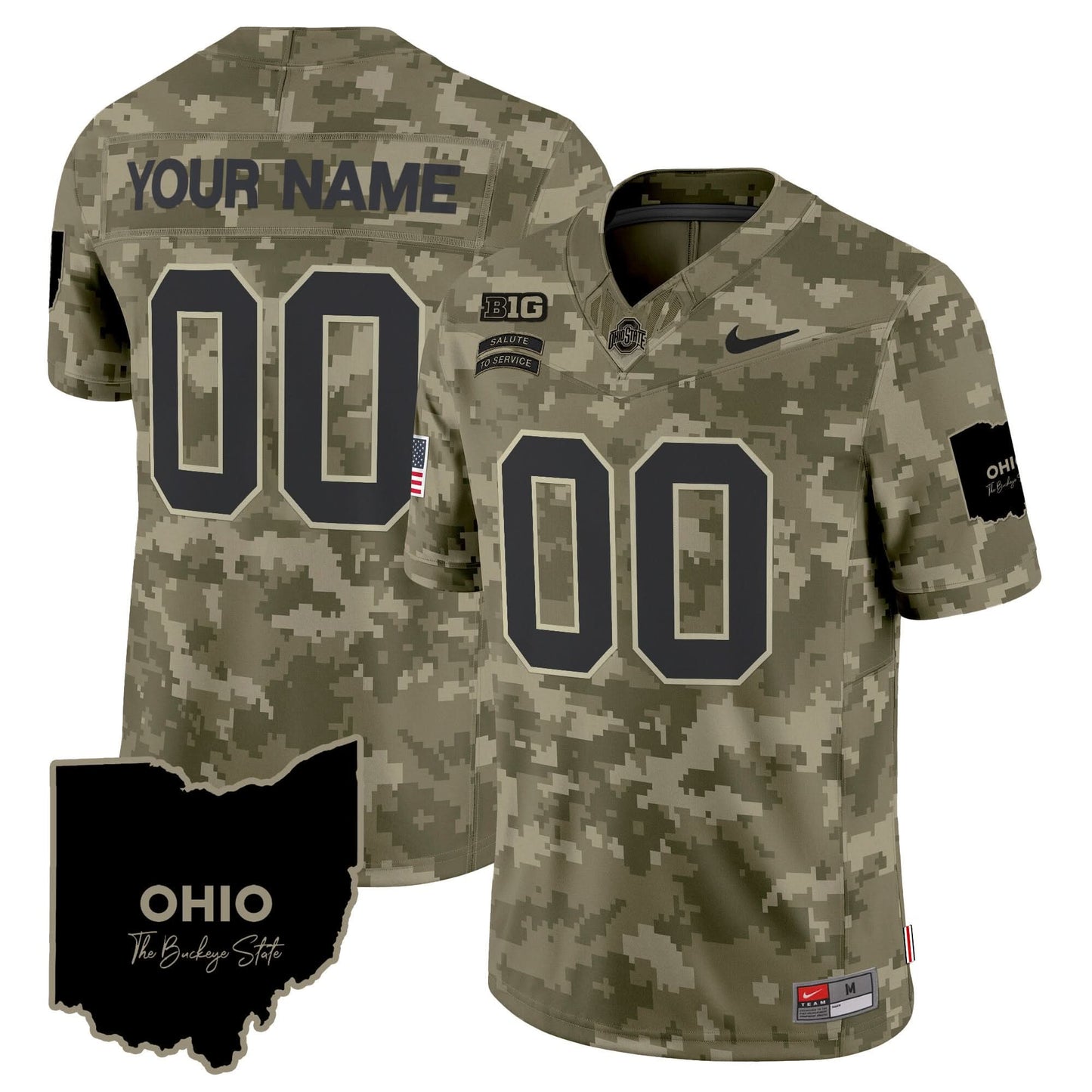 OSB 2024 Salute to Service Vapor Limited Custom Jersey - All Stitched