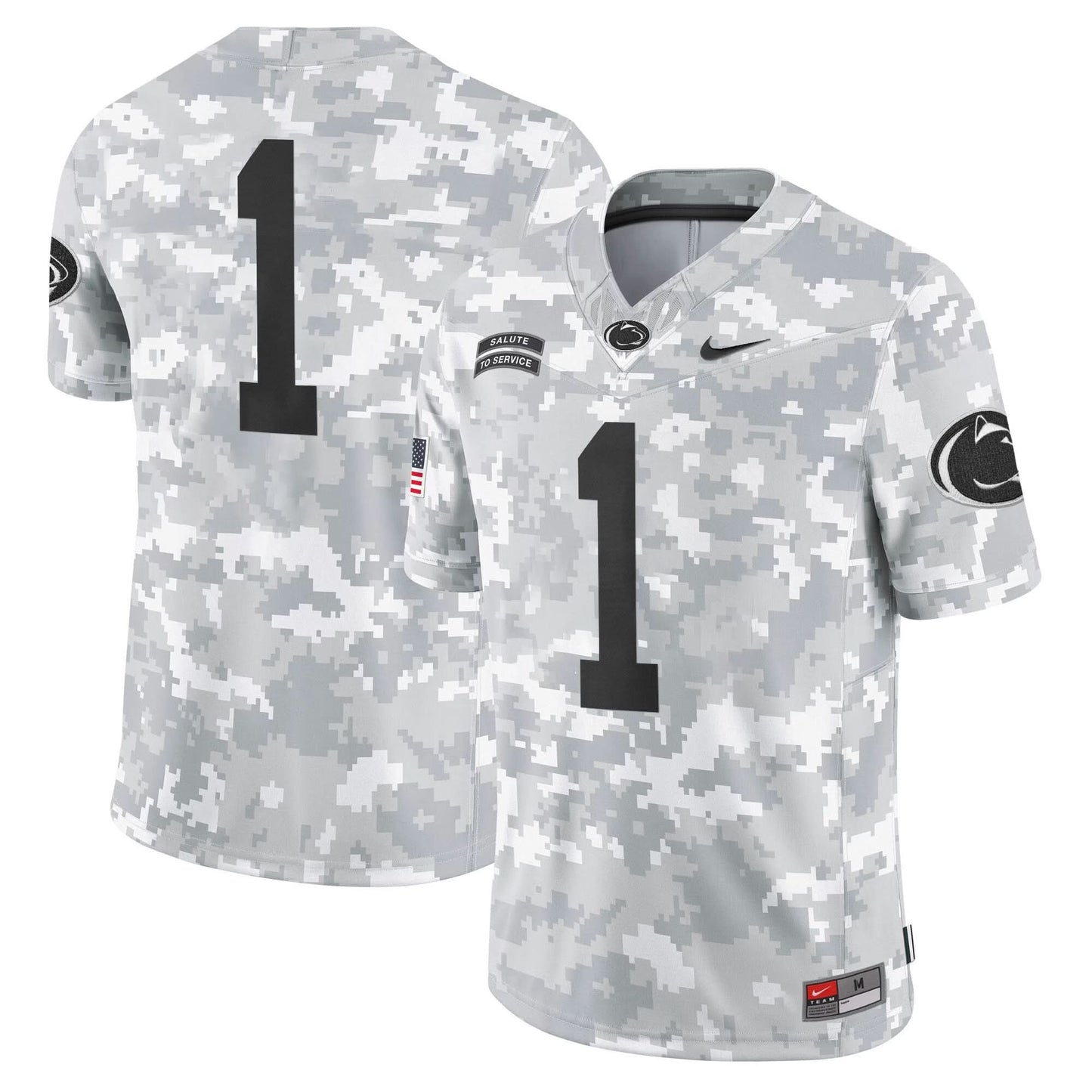 PSU 2024 Salute to Service Vapor Limited Jersey - Arctic Camo - All Stitched