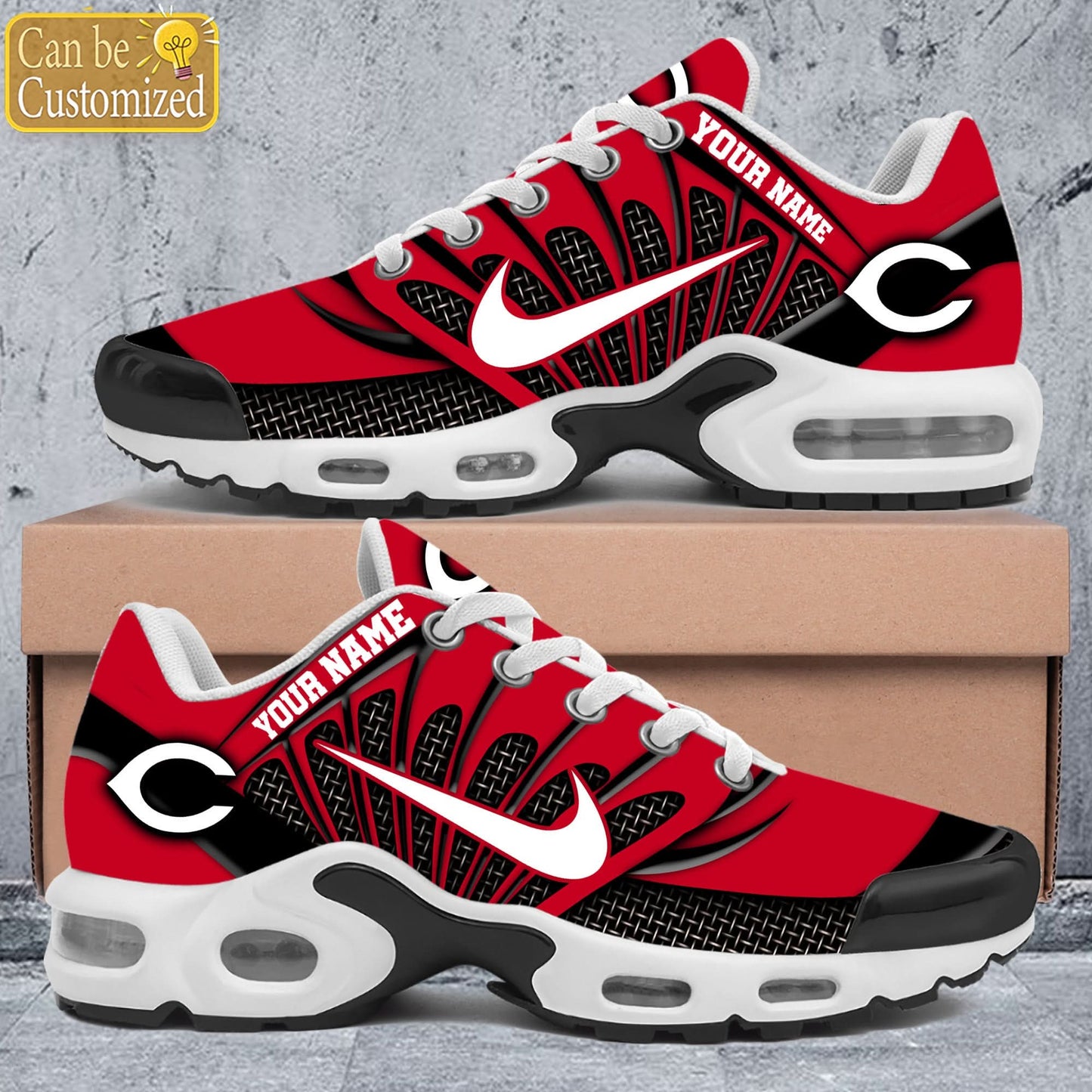 Cincinnati Reds Premium A951 Shoes Personalized