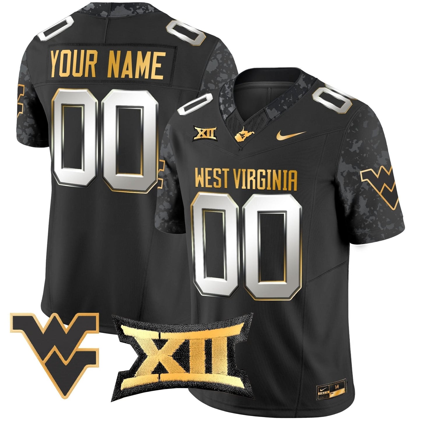 WVM 2024 Gold Vapor Limited Custom Jersey - All Stitched
