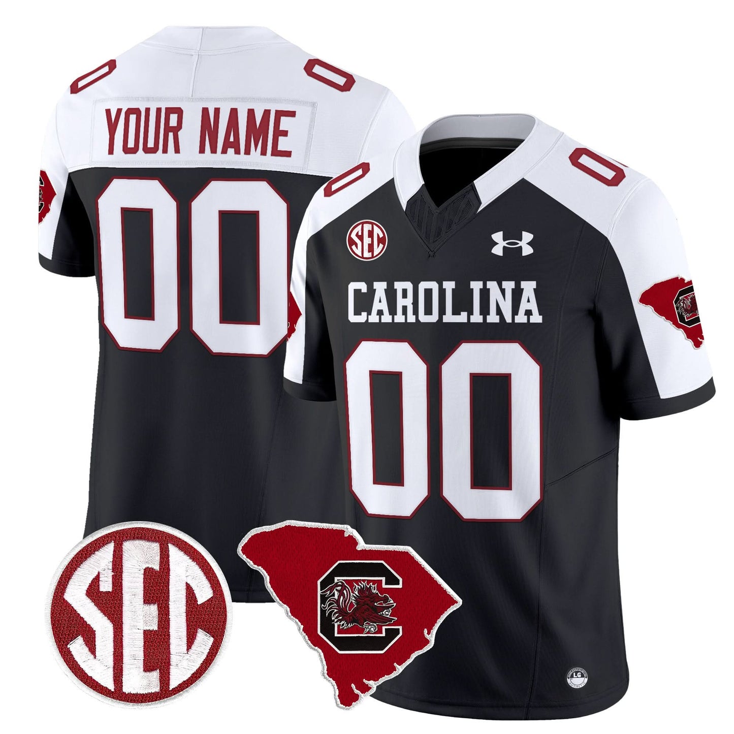 SCG 1980 Throwback Home Patch Vapor Limited Custom Jersey