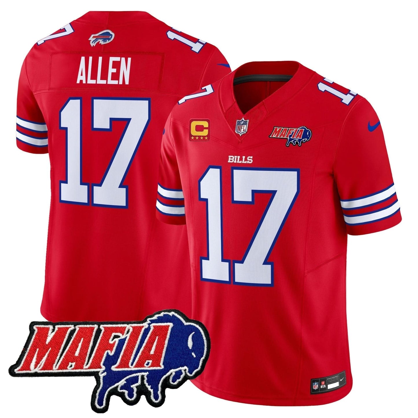 BB 2024 Bills Mafia Patch Vapor Limited Jersey - All Stitched
