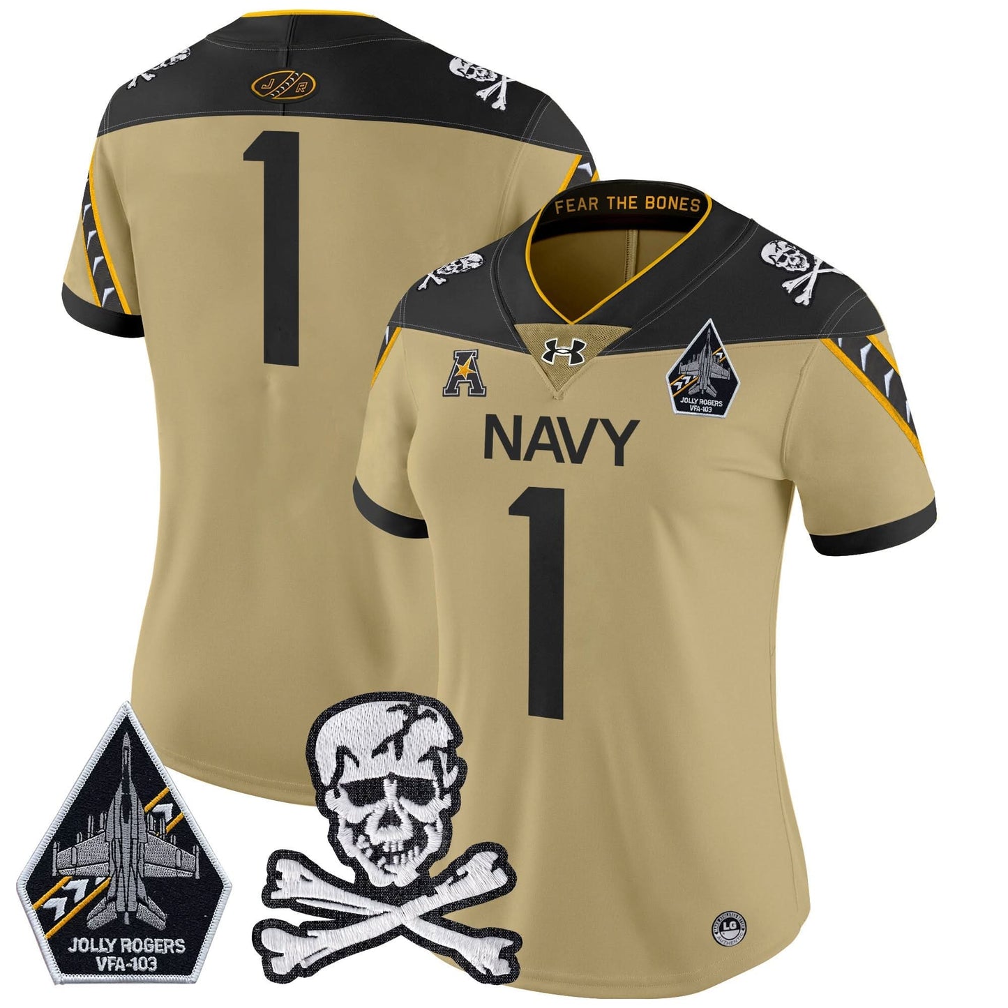 Women Navy Midshipmen 2024 Vapor Limited Jersey - All Stitched