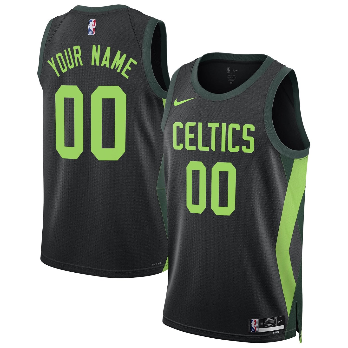 Boston Celtics 2024/25 City Edition Swingman Custom Jersey - All Stitched