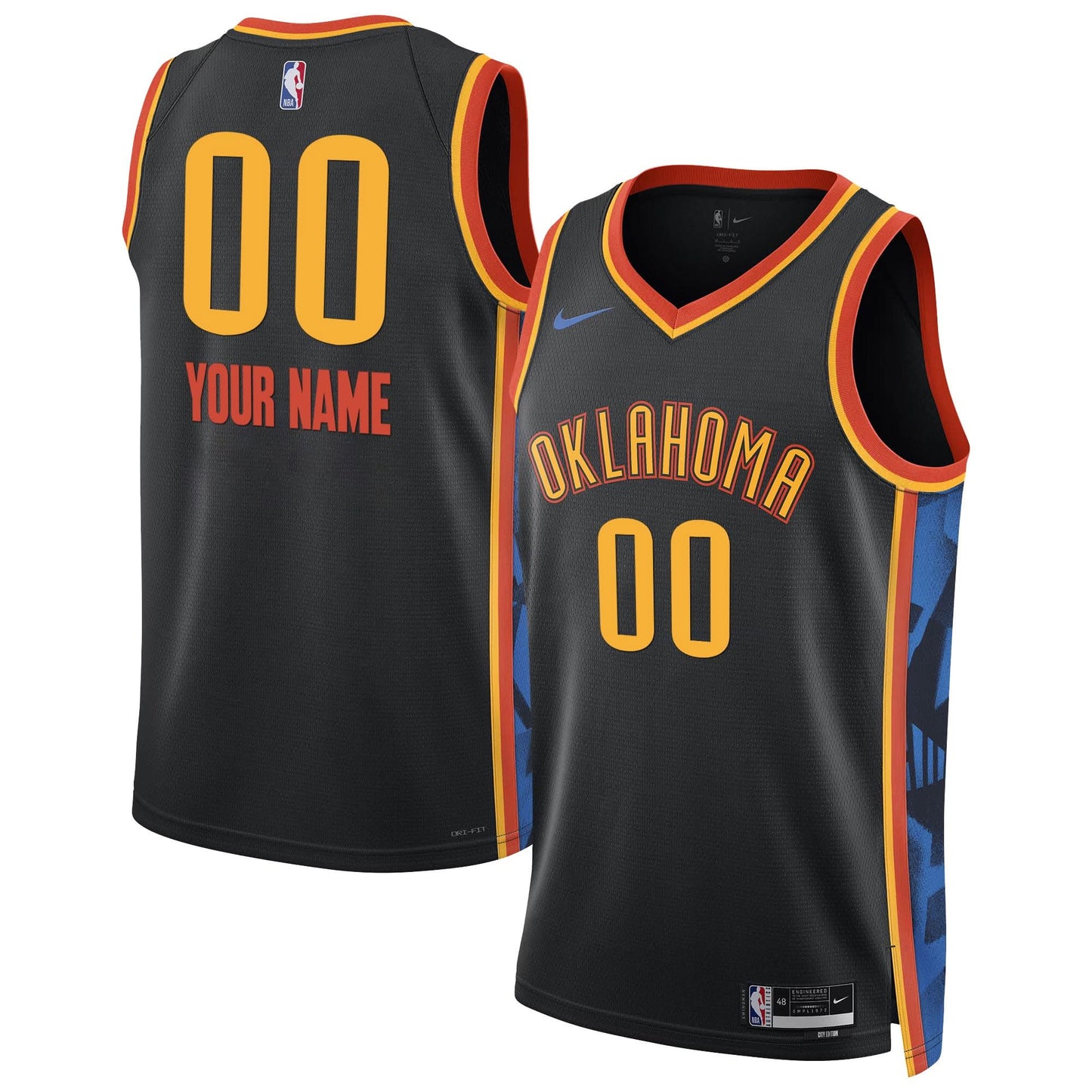 Oklahoma City Thunder 2024/25 City Edition Swingman Custom Jersey - All Stitched