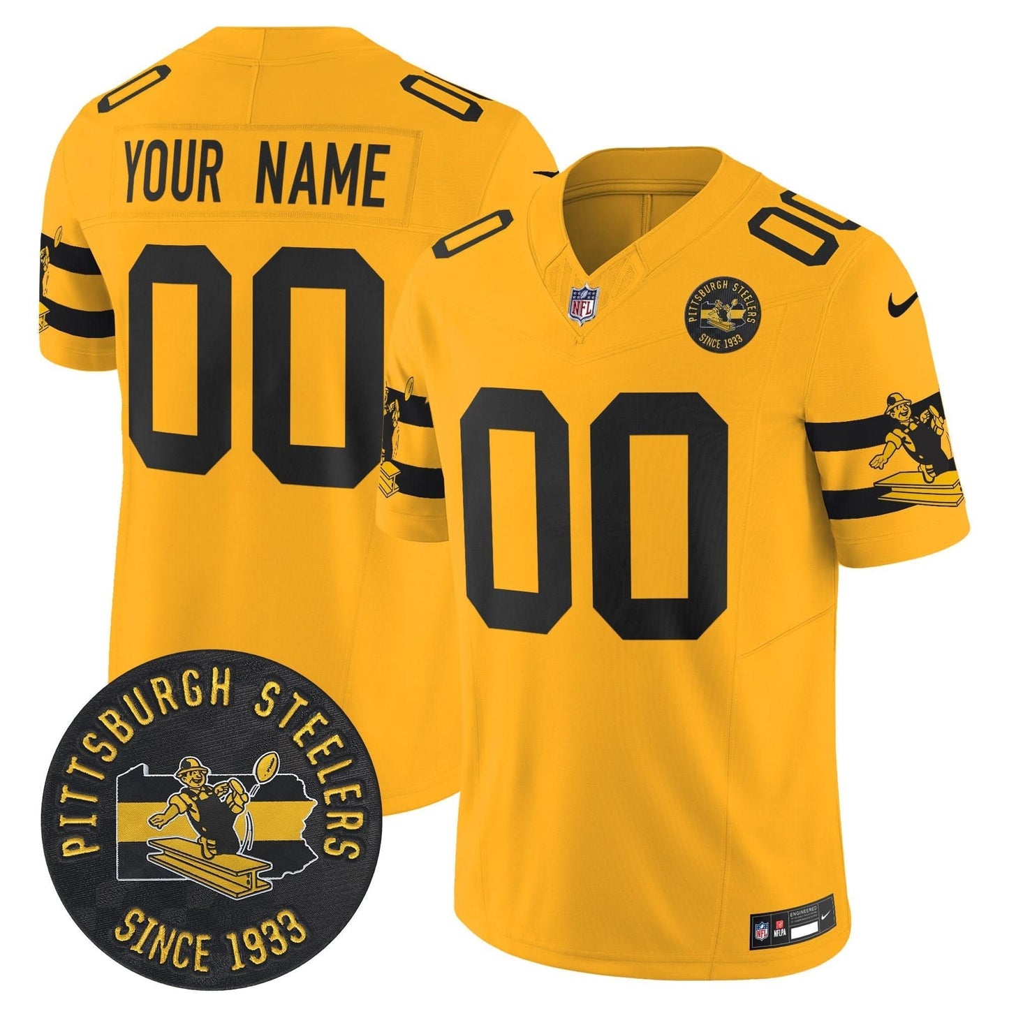 PS Throwback 1933 Patch Vapor Limited Custom Jersey
