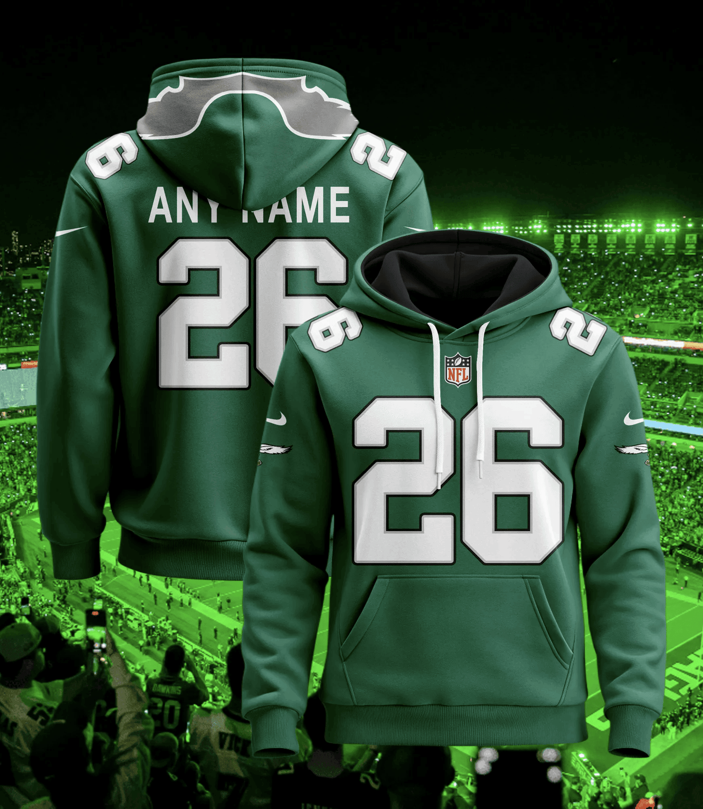 Philadelphia Eagles Pullover Custom Hoodie V2