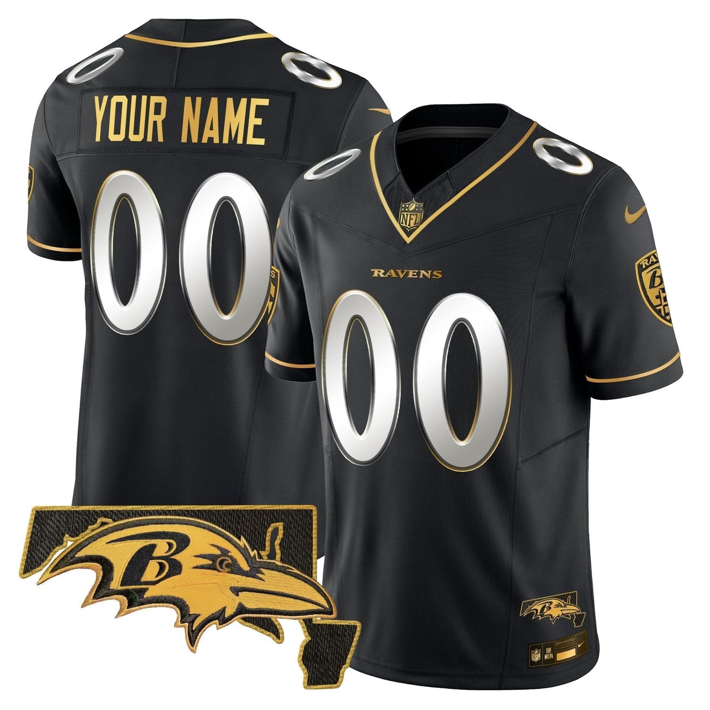 BAL 2024 Gold Vapor Limited Custom Jersey