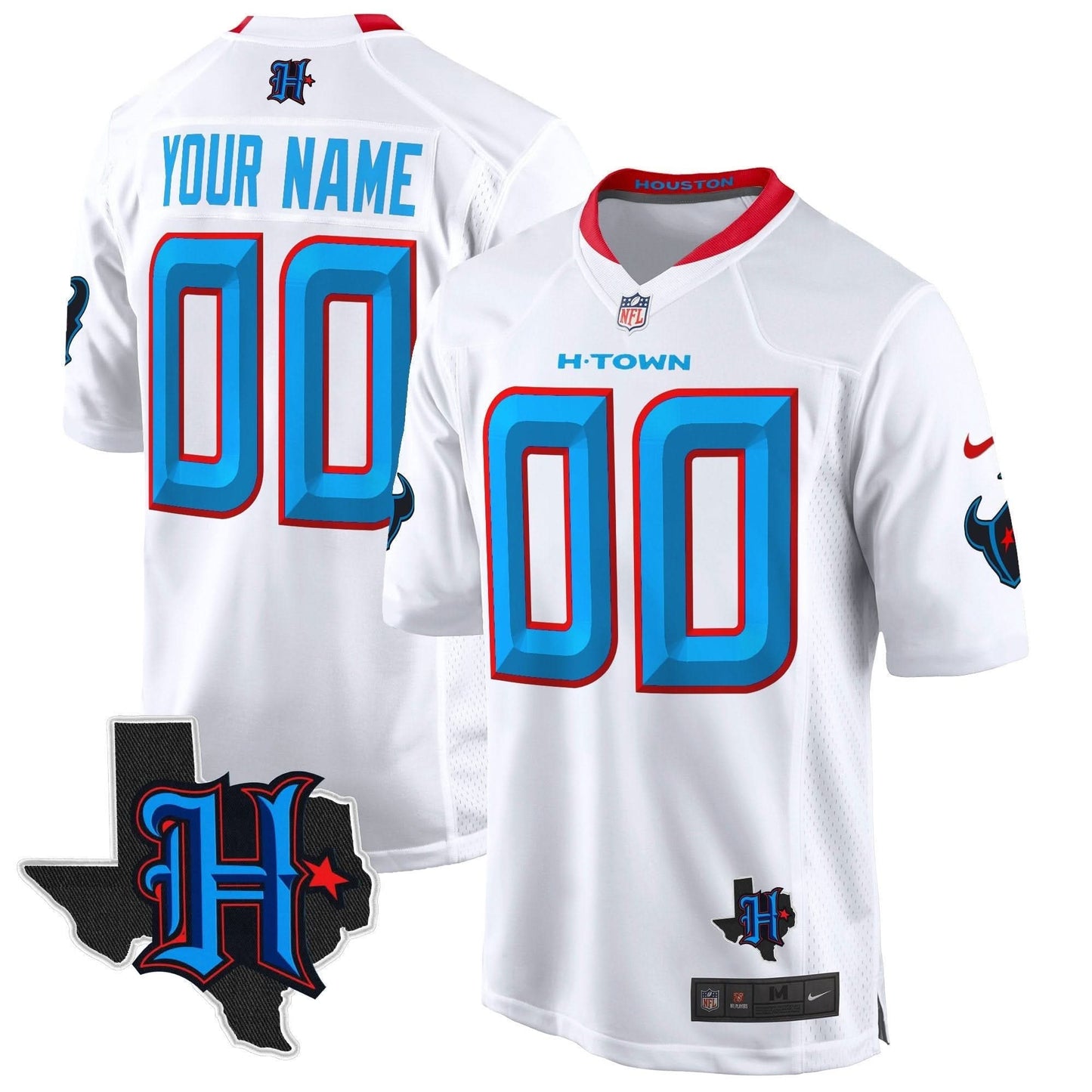 HT 2024 Texas Patch Game Custom Jersey