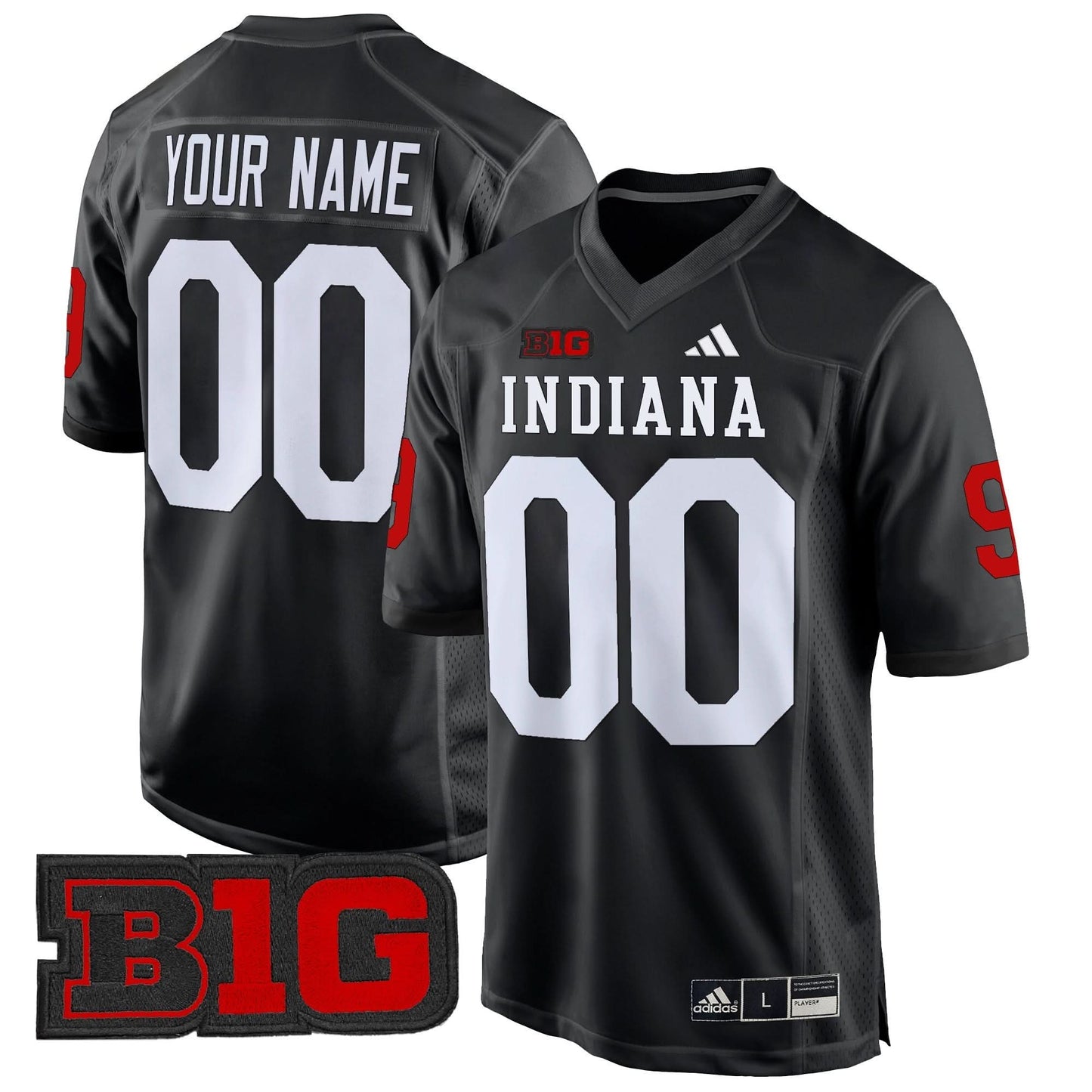 Indiana Hoosiers 2024 Game Custom Jersey V2 - All Stitched