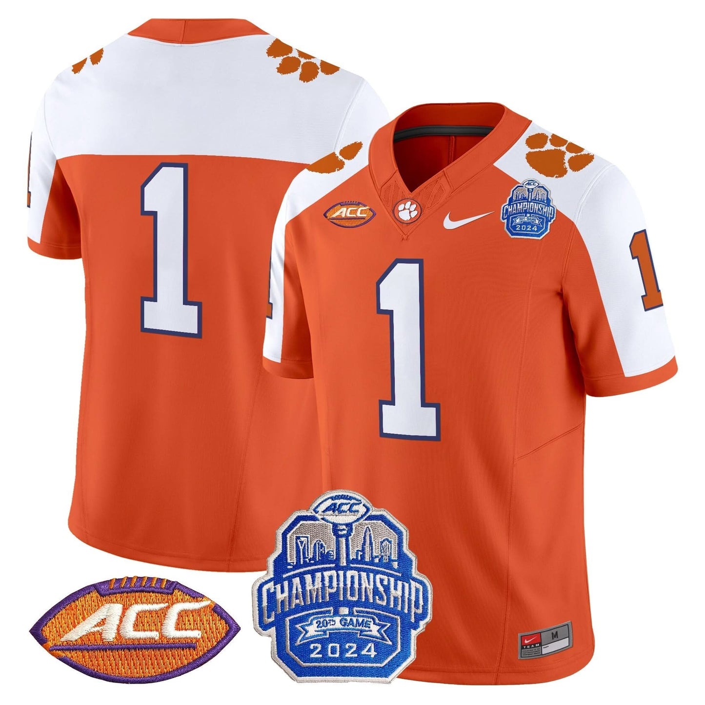 CT 2024 ACC Championship Patch Vapor Limited Jersey - All Stitched