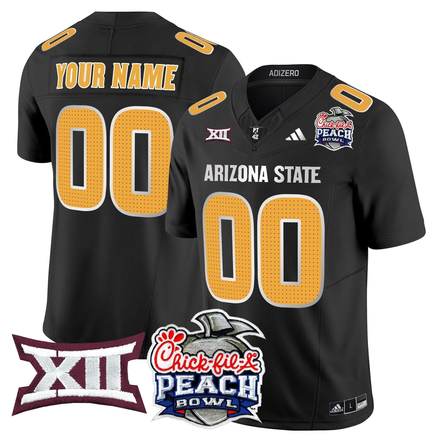ASSD 2025 Peach Bowl Vapor Limited Custom Jersey V2 - All Stitched