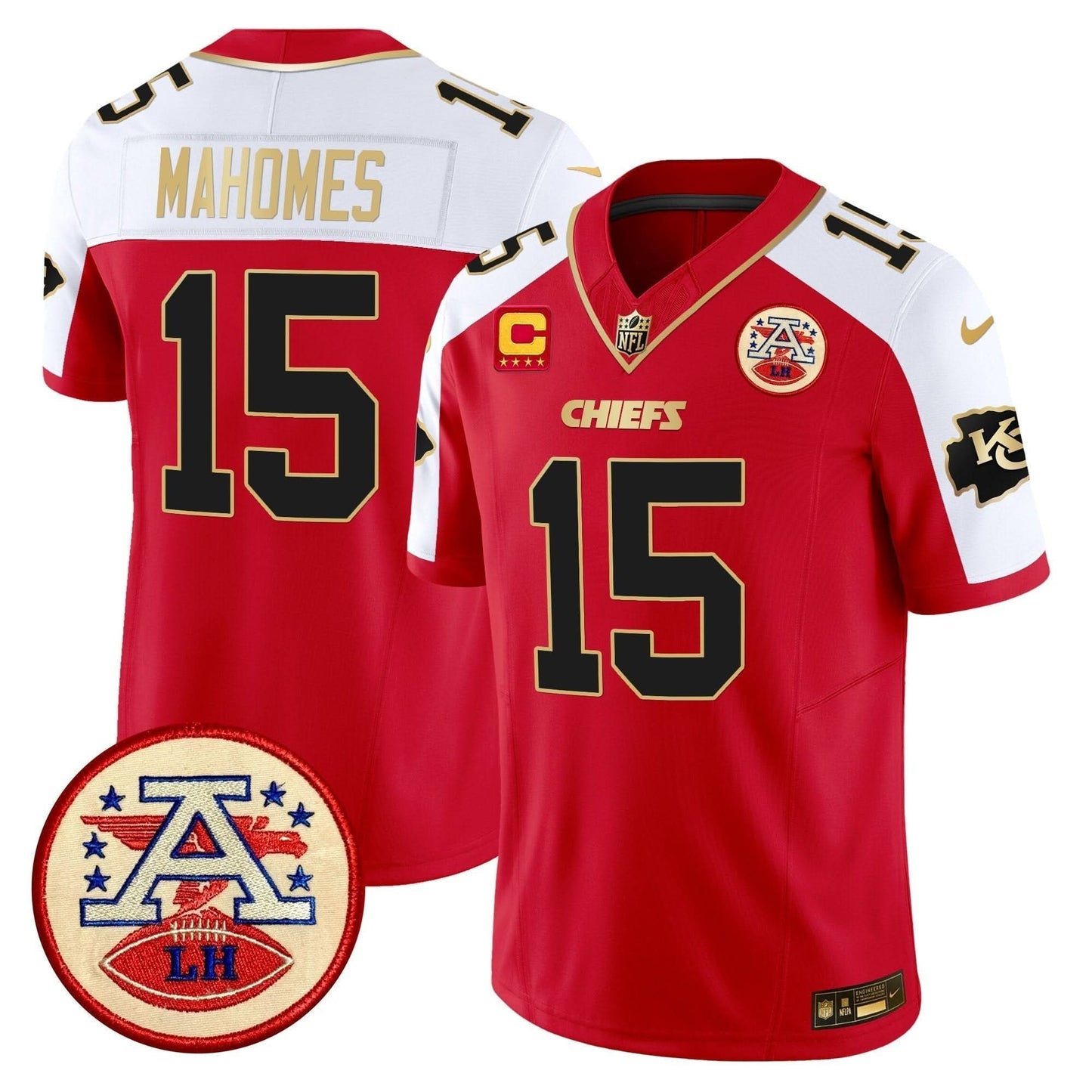 KC 2024 Lamar Hunt Patch Vapor Limited Jersey