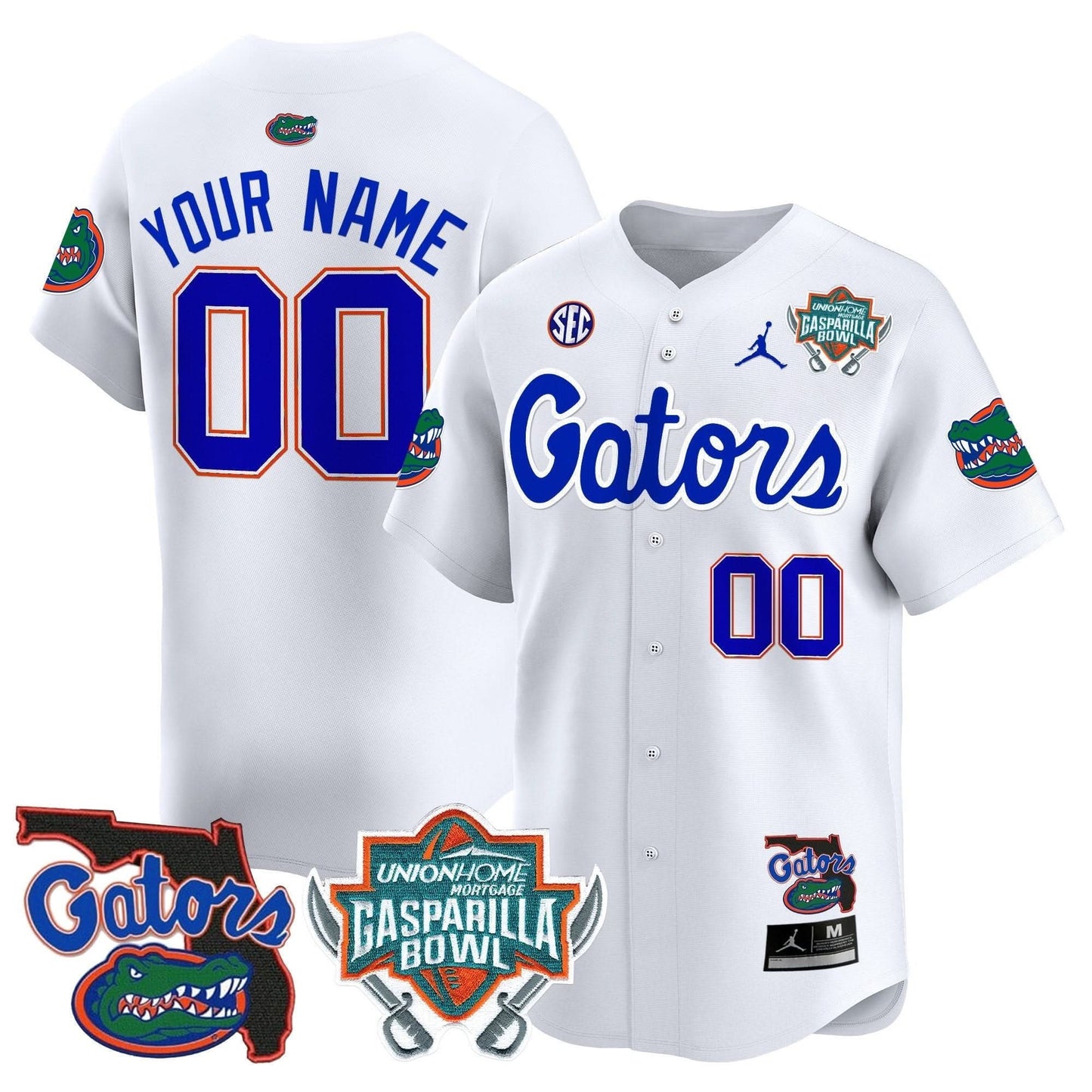 FG 2024 Gasparilla Bowl Patch Vapor Premier Limited Custom Jersey - All Stitched