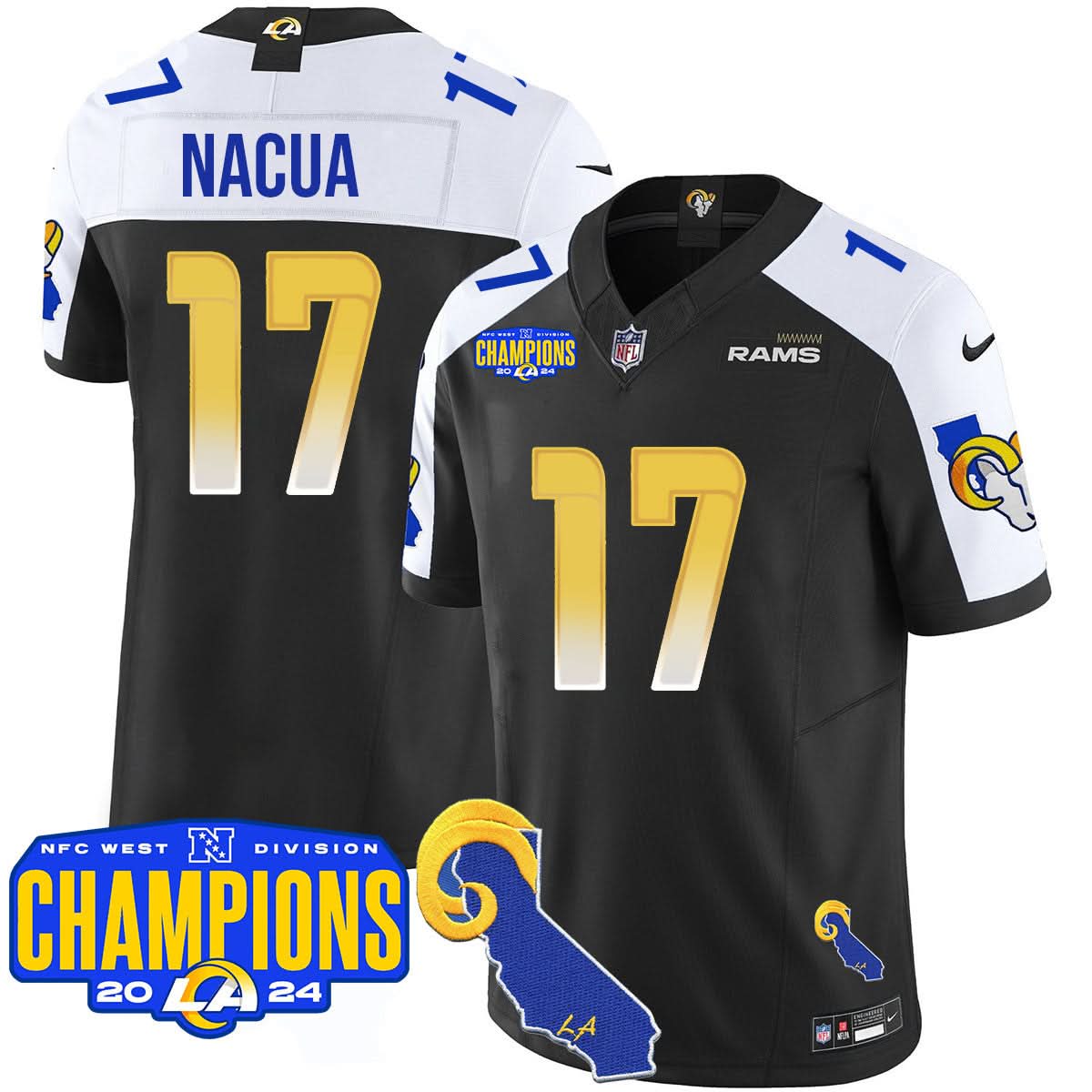 LAR 2024 NFC West Division Champions Jersey
