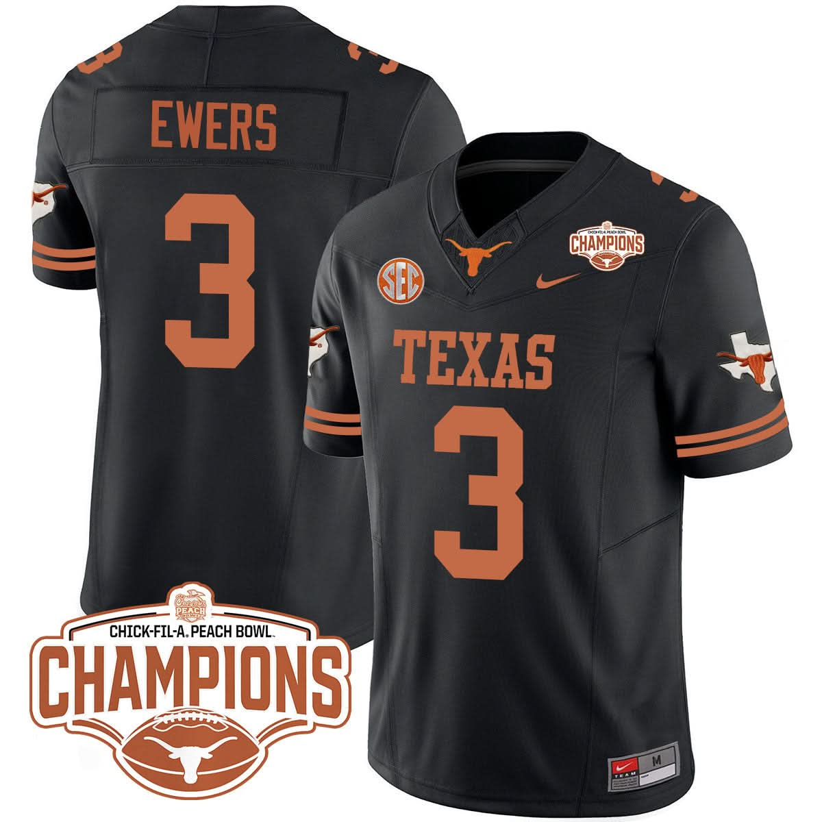 TL 2024 Peach Bowl Champions Jersey