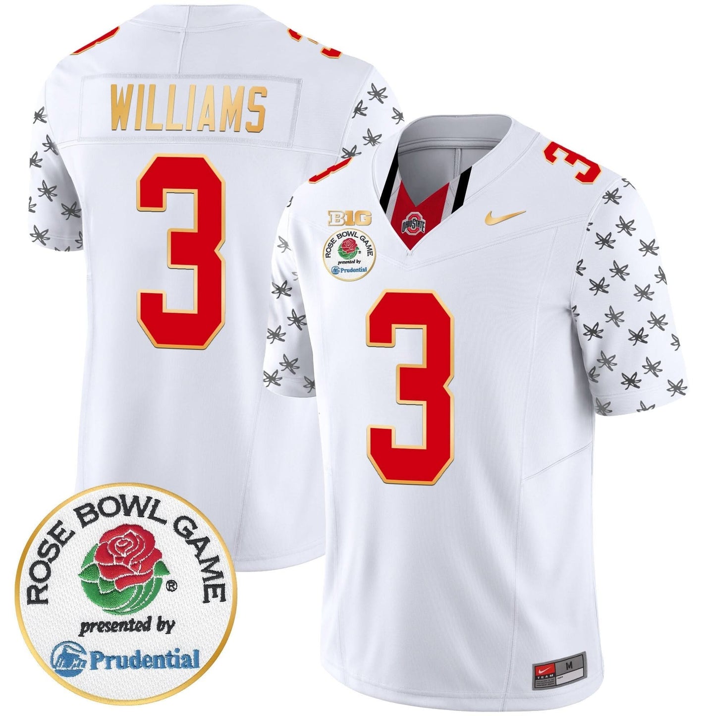 OSB Rose Bowl Gold Trim Vapor Limited Jersey