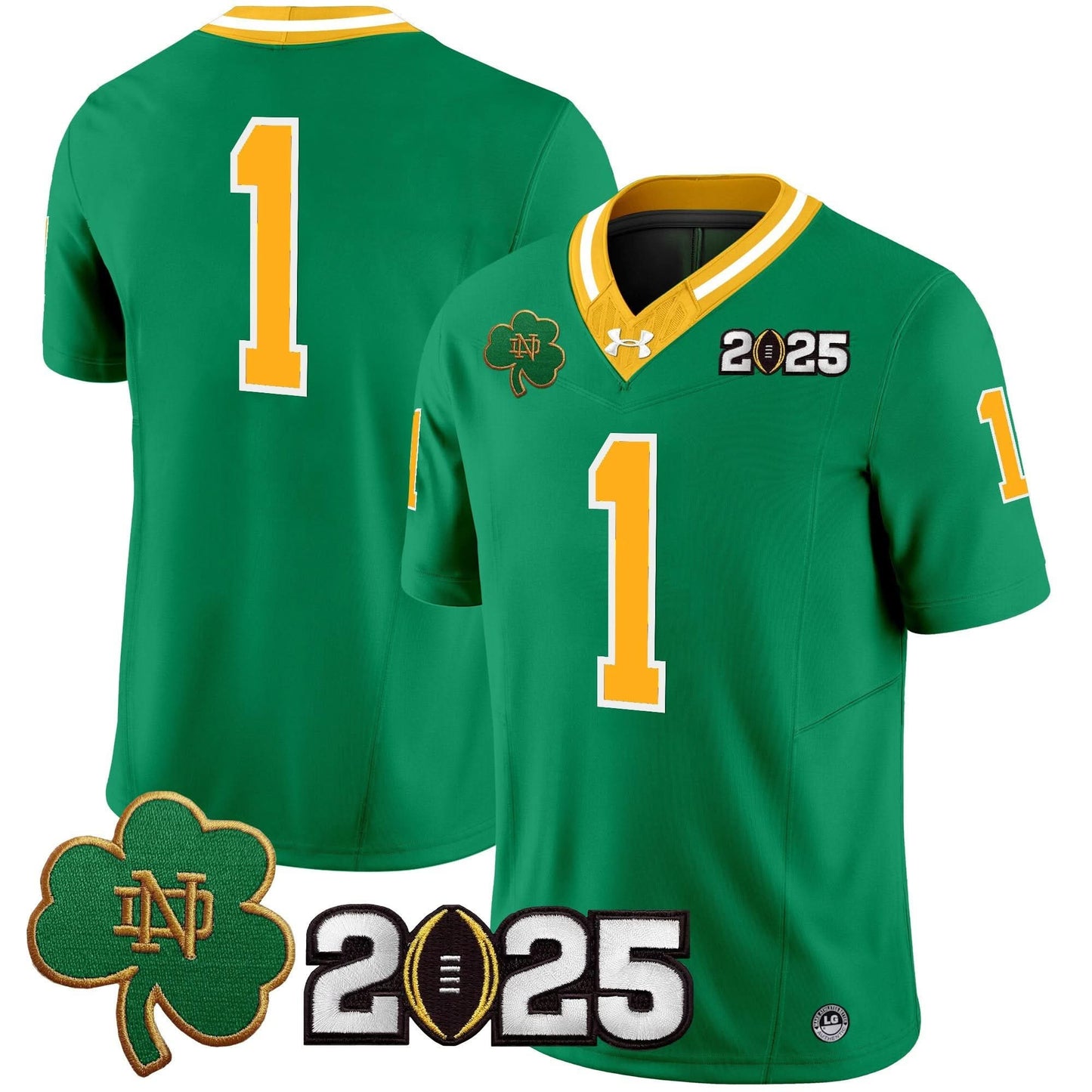 NDFI 2025 CFP Final Patch Vapor Limited Jersey - All Stitched